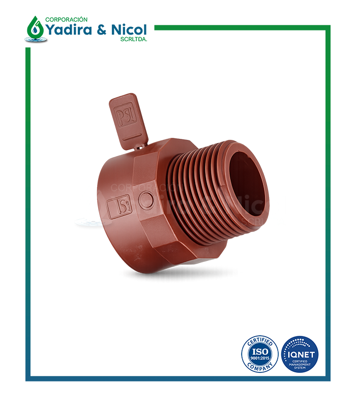 ADAPTADOR CON ROSCA HIDRO PPH IPS
