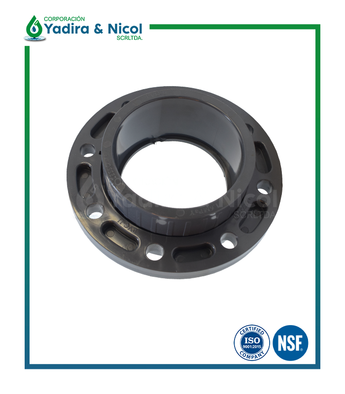 BRIDA LOCA MILIMETRADA DIN PVC LESSO