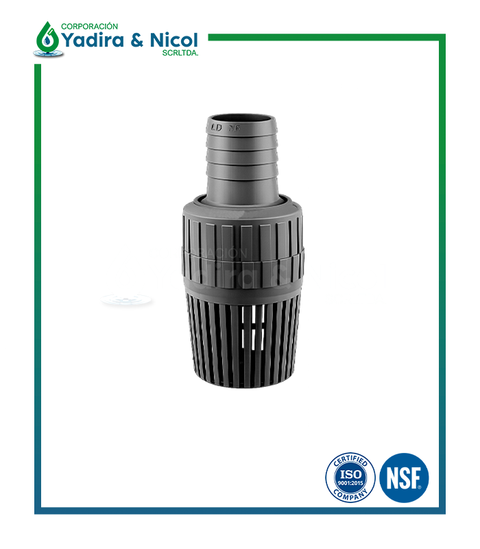 CHECK PIE MANGUERA PVC LD