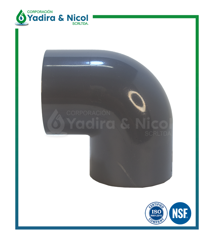CODO DE 90° A PRESIÓN PVC SCH-80 ERA