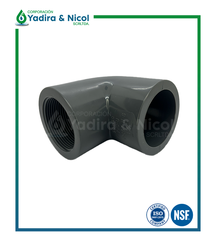CODO DE 90° MIXTO PVC SCH-80 y SCH-40 ERA