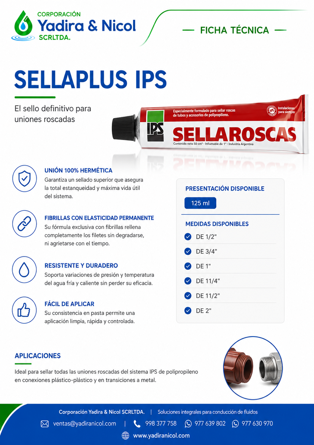SELLADOR DE ROSCAS SELLAPLUS IPS