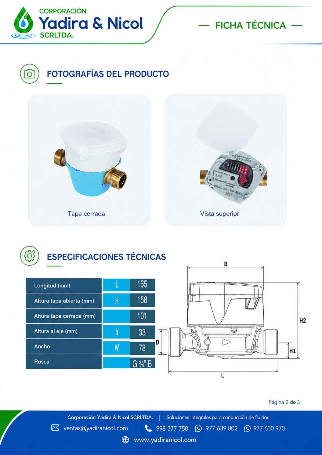 MEDIDOR 1/2″ CHORRO UNICO HONEYWELL