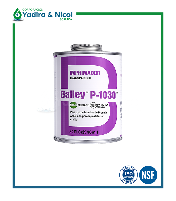 IMPRIMADOR TRANSPARENTE MORADO P-1030 BAILEY