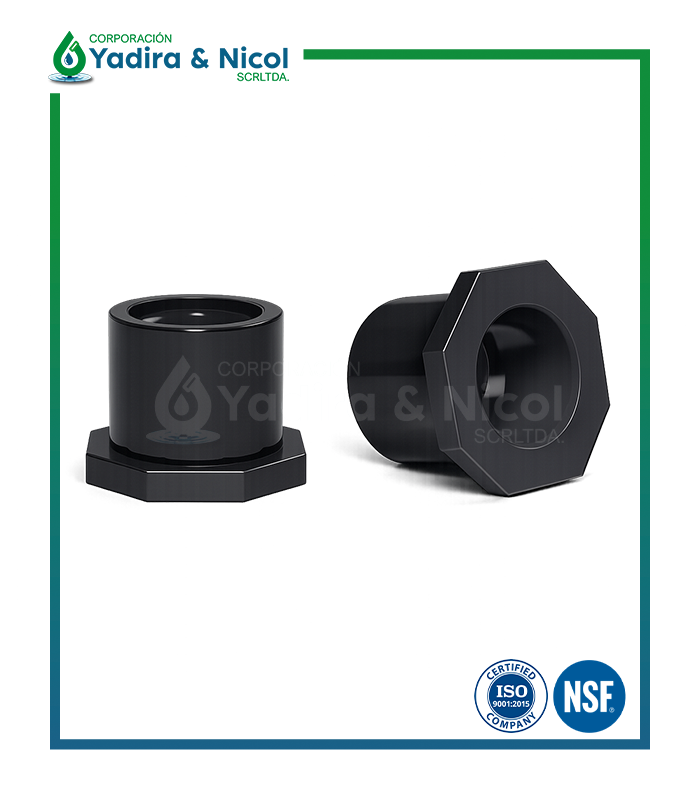REDUCCIÓN BUGEN A PRESIÓN PVC SCH-80 TIANYAN