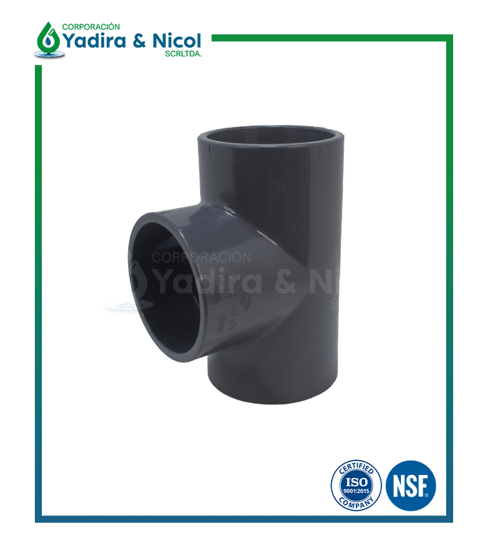 TEE A PRESIÓN PVC SCH-80 SH-DFP