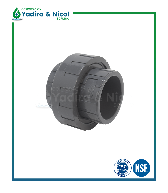 UNIÓN UNIVERSAL MIXTO PVC SCH-80 LESSO