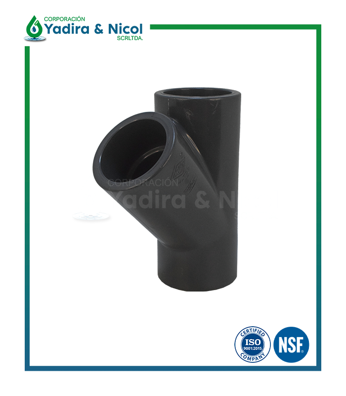 YEE A PRESIÓN PVC SCH-80 SH-DFP